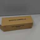 BAODINI Travel Essentials Mini Umbrella for Purse With Case Small Compact UV Sun Protection Lightweight Tiny Pocket Manual Open Close Umbrella for Women Kids and Men Fit Purse Backpack (C-1-Coral Pink & Silver)