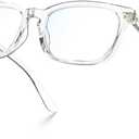 VISOONE Blue Light Blocking Glasses Square with Anti Computer Glare for Gaming Women and Men MONTANA