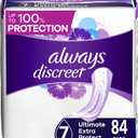 Always Discreet Ultimate Extra Protect Postpartum Incontinence Pads (Long) 42x2=84ct
