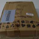 Forbena Potty Training Toilet Seat with Step Stool Ladder, Toddler Kids Potty Seat for Boys Girls, Non Slip Foldable Toilet Training Seat with Soft Cushion, Comfortable Handles (White-Grey)