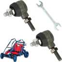 Steering Spindle Knuckle Ball Joint Kit Replacement for Coleman Go Kart KT196 Parts CK196-T RTK200 196cc 6.5HP Gas Powered Go Cart 4 Wheeler Quad Go Kart Parts and Accessories 2 Pack