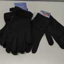 Winter Magic Gloves, 12 Pairs Stretchy Warm Knit Bulk Pack Mens Womens