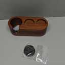 KNODOS Espresso Tamping Station 54mm For Breville Espresso Machine Accessories,Rosewood Portafilter Holder Tamping Mat Espresso Coffee Equipment