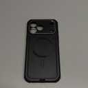 ESR for iPhone 17 Pro Max Phone Case with Stash Stand, 7X Military-Grade Drop Protection with Camera Control, Shock-Absorbing Rugged Cover, Compatible with MagSafe Accessories, Cyber Series, Black