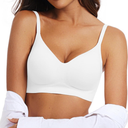 OEAK Womens Wireless Bras Comfortable Push Up Bra No Underwire Bra Full Support Lift Bralette Everyday Seamless Tshirt Bras, M