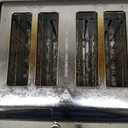 4 Slice Toaster Touch Screen, Stainless Steel Toasters Digital Timer, Dual Control Panel Toasters, 8 Shade Settings 6 Bread Types for Bagel, Cancel, Defrost 1650W Black