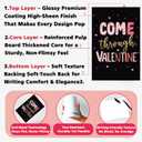 5 x Romantic Valentines Day Card for Boyfriend, Girlfriend, Husband, Wife Valentines Day Gifts for Him Her