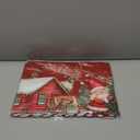 HOMOHEINI Christmas Tablecloth 60x84 Inch Rectangular, Christmas Trees Winter Snowman Washable Table Cover for Party Picnic Dinner Decor,Christmas Trees