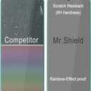 3 x Mr.Shield [3-Pack Screen Protector For Samsung Galaxy S24 / Galaxy S25 [Fingerprint Unlock Compatible] [Tempered Glass] [Japan Glass with 9H Hardness] Screen Protector