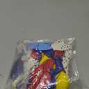 60pcs 12inch Dog Balloons, Royal Blue, Light Blue, Yellow, Red Paw Print for Puppy Dog Paw Birthday Party Decorations