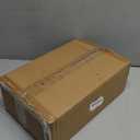 3-Tier White Ceramic Serving Trays with Black Metal Stand Set- Porcelain Dessert Serving Platters and Trays for Party, Tiered Fruit Tray Stand for Serving Food, 1 Stand + 3 Plates