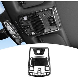 for F150 Overhead Console Panel Trim Cover Compatible with Ford F150 2015-2020 Carbon Fiber Interior Accessories 3pcs