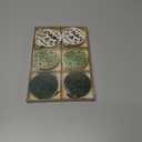 AMS 24 PCS Christmas Hanging Ornaments Wood Slices Set 2.8" Wooden Decorations for Xmas