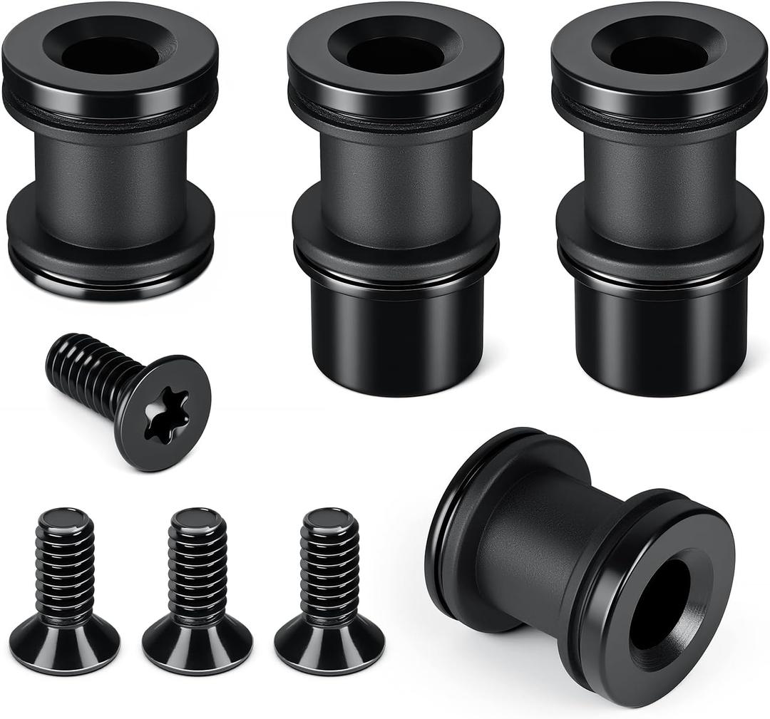 Quick Release Sissy Bar Rack 4 Point Docking Hardware Fit for Harley Davidson Touring Street Glide Electra Glide Road Glide Road King 2009-2024 Black, Aunseek