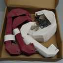 4Pcs Paper Pumpkin Table Decorations, 3D Honeycomb Design, Fall Thanksgiving Halloween Table Centerpieces, 9-Inch Artificial Harvest Decor, Home Tabletop Holiday Arrangement Supplies