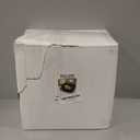 PULOTE 100PCS Green Plastic Plates - Green Square Disposable With Gold Rim - Include 50 Dinner 10inch, 50 Dessert 7.25inch Plates for Party&Christmas