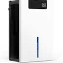 Dehumidifier, Dehumidifiers for Home(1000sq.ft), 98 OZ Water Tank Dehumidifier Washable Air Filter, Quiet Dehumidifiers for Basement with Drain Hose, Auto Shut Off, 4/ 8/ 12 Timer Setting, White