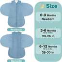 BSTOPPT Fleece Newborn Sleep Sack Baby Swaddle,3-Way Adjustable Wearable Blanket,2 Pack Fleece Swaddling sleeping bag TOG 2.0 (Brown & Dark Green, 0-3 Months)