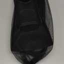 Gintenco Swim Fins, Kids Swim Training Fins for Lap Swimming, Travel Size Flippers with Mesh Bag, Silicone Swimming Fins for Kids Teens Adults Women Men (XS(Jr 13-1.5), Black)