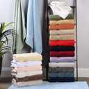 Superior Egyptian Cotton 6-Piece Towel Set, Bathroom Essentials, Towels For Bathroom, Apartment, Airbnb, Guest Bath, Face, Hand, Bath Towels, Washcloths, Absorbent, Fast Drying, White