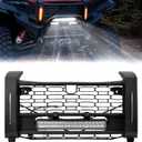 Front Mesh Grill with Light for Polaris XPEDITION XP/ADV, Waterproof Front Mesh Grille with LED Left Right Turn Signal Light Accessories for Polaris XPEDITION XP/XP 5/ADV/ADV 5 2024 2025