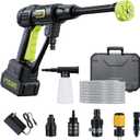 Cordless Pressure Washer Battery Powered; 990 PSI Cordless Power Washer with 4.0Ah Battery&Charger & 6-in-1 Nozzle; Portable Power Washer Cordless for Home; Battery Pressure Washer for Car Wash, Yard