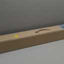 Cordless Blackout Roller Shades Blinds for Windows Free-Stop,Pull Down Room Darkening with Valance,Thermal Insulated Woven Fabric Window Door Blinds for Home,Office,Black 44" W x 72" L