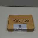Ravinte 30 Pack Matte Black Round Zinc Cabinet Knobs for Kitchen Bathroom Closet Dresser Cabinets