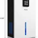 Dehumidifier, Dehumidifiers for Home,98 OZ Water Tank, (1000 sq.ft) Quiet Dehumidifier for Basement Bathroom Bedroom with Humidity Display, Auto Shut Off, Relaxing 7 Color Ambient Light(White)