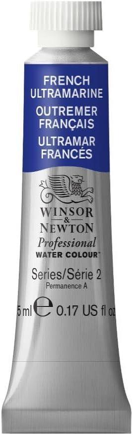 Winsor & Newton Professional Watercolor, 5ml (0.17-oz) Tube, French Ultramarine