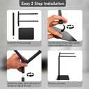 18" Premium Design Hand Towel Holder for Bathroom Towel Racks for Bathroom Freestanding Standing Towel Rack Bathroom Hand Towel Holder Countertop Towel Stand