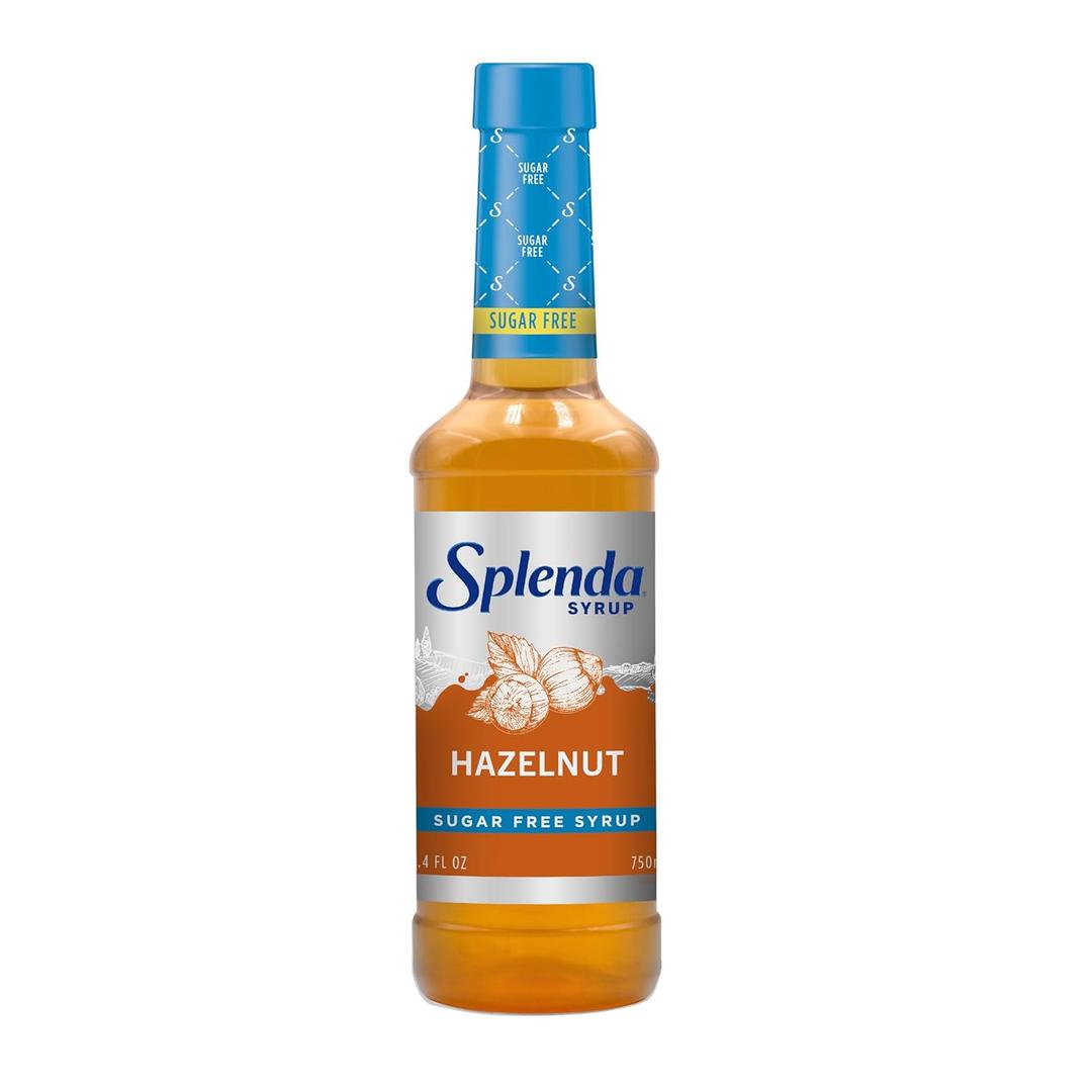 Splenda Coffee Syrup, Hazelnut, Sugar Free, Flavored Liquid Syrups for Drinks, 750 ml Bottle (25.4 Fl Oz (Pack of 1))