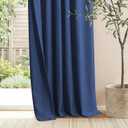 Navy Blue Sheer Curtains 45 Inches Long for Kitchen Set of 2 Panels Pinch Pleat Back Tab Light Airy Linen Cafe Tier Soft Dark Blue Short Curtains for Small Windows Bathroom Basement 40x45 Inch Length