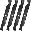 405380 High Lift Blades for 46" Deck, 532405380 Lawn Mower Blades Compatible with Hus-qvarna YTH22V46 YTH21K46, Crafts-Man YT3000, Pou-LAN Pro, Replaces 403107, 21546611, 4 Pack