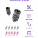 Tire Plug Kit,Car Accessories Tire Repair Rubber Nail Kit,Automotive Replacement Vacuum Tires Repair Tools,Suitable for Cars,Mountain Bikes, Electric Bikes,Motorcycles,Truck,Bus (60pcs) (EXP 02/04/26)