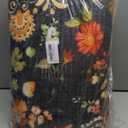 5x7 Black Grey Floral Washable Rugs for Living Room - Vintage Floral Rug for Bedroom Kids Room, Large Vintage Boho Home Decor Non Slip Carpet (Multi 36)