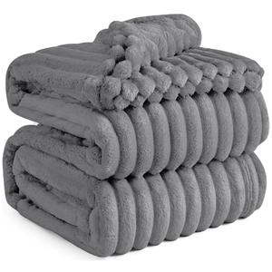 Bedsure GentleSoft Frost Gray Fleece Blanket for Couch - Cozy Soft Blankets for Women, Cute Small Throws for Girls, 90x90 Inches
Amazon's Choice