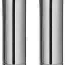 GASLAND 2PCS Exhaust Pipe, 3" OD x 11.6" Length Stainless Steel Direct Vent Straight Pipe, Ideal for Water Heater Round Tube Air Ventilation and Vent Pipe Ductwork