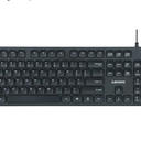 Lenovo 305 Wired USB-C Keyboard with Numeric Keypad, Full Size Keyboard, Slim Design, Black, USB-C Connectivity, Dedicated Function & AI Keys, for Gaming PC, Laptop, Desktop, Tablet, Home Office