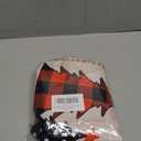 Christmas Tree Skirt 48 Inch Red Rustic Xmas Tree Skirts Mat with Snowflake Design for Merry Christmas Xmas Holiday Party Decorations Indoor Outdoor