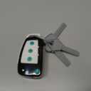 Car Key Playset, Remote Car Key Toy with Light and Sounds, Pretend Play Keys with Cards for Boys and Girls, Travel Toys for Toddlers, Babies (Black)