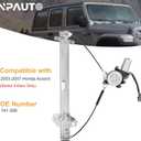 Front Driver Side Power Window Regulator with Motor Replacement for 2003 2004 2005 2006 2007 Honda Accord (Sedan 4-Door Only), Left, 741-306