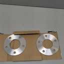 Customadeonly 5x114.3 Wheel Spacers for 370Z 350Z 240SX 300ZX GTR Murano Maxima Sentra (2pcs 7mm Thick) Wheel Spacer for Q60 G37 G35 Hubcentric w/o Lip 5x4.5 66.1mm Bore -Longer Studs Required (Silver)