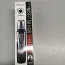 Ear and Nose Hair Trimmer Clipper - 2025 Professional Painless Eyebrow & Facial Hair Trimmer for Men Women, Battery-Operated Trimmer with IPX7 Waterproof, Dual Edge Blades for Easy Cleansing Black