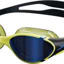 Speedo Unisex-Adult Swim Goggle Biofuse 2.0 (One Size, Black Hyper/Sapphire Mirrored)