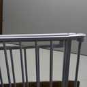 Babelio Baby Gate Extra Wide, Auto Close Dog Gate Pet Gate for House Stairs Doorways Fireplace (White, 72" Wide Gate - 3 Panels)