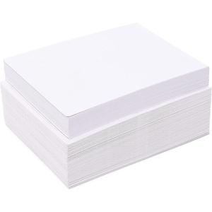 100 Pack Blank Invitation Cards with Envelopes, Cardstock Paper for Weddings, Birthday Party, Baby Shower, DIY (5x7 In)