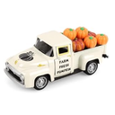 Coffee Decor for Coffee Bar Metal Truck with Coffee Beans Burlap Sack for Farmhouse Kitchen Decor Coffee Station Home Coffee Bar Accessories Vintage Pickup Coffee Shop Decor (Black)