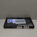 Wireless Keyboard and Mouse Backlit - Typewriter Keyboard with Magnetic Wrist Rest, Retro Round Keycaps, Light Up Letters, 2.4GHz Cordless Combo for Mac, Windows, PC, Laptop, Trueque [Upgraded] (Black)