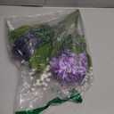 10Pcs Lilac Flowers Artificial Bouquet Fake Purple Flowers Faux Lilacs Mix Bush Artificial Purple Silk Flower Bulk Arrangements Summer for Table Centerpieces Home Kitchen Wedding Decorations